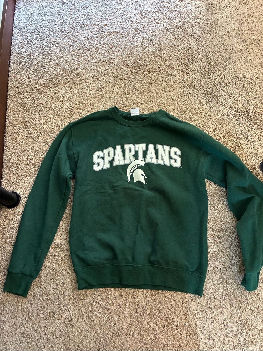 MSU Spartans Green Crewneck Sweatshirt